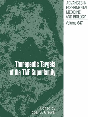 cover image of Therapeutic Targets of the TNF Superfamily